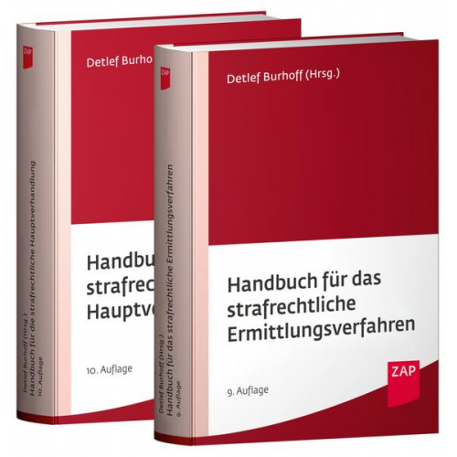 Paket Handbuch für das strafrechtliche Ermittlungsverfahren und Handbuch für die strafrechtliche Hauptverhandlung