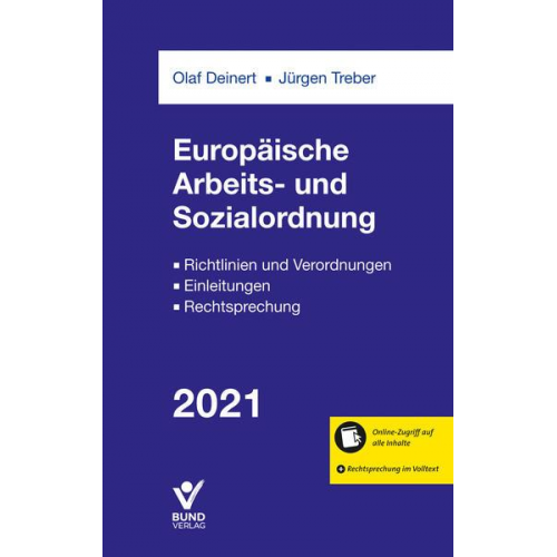 Olaf Deinert & Jürgen Treber - Europäische Arbeits- und Sozialordnung