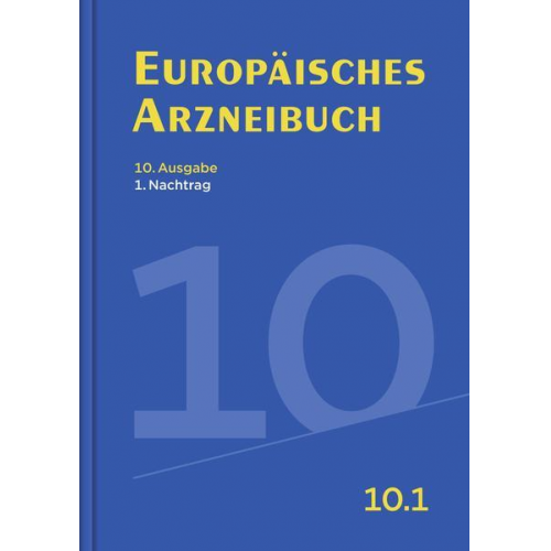 Europäisches Arzneibuch 10. Ausgabe, 1. Nachtrag