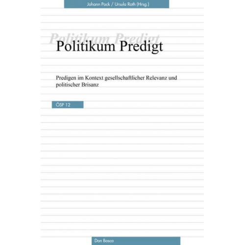 Johann Pock & Ursula Roth - Politikum Predigt