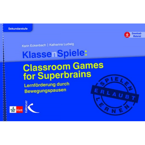 Karin Eckenbach & Katharina Ludwig - KlassenSpiele: Classroom Games for Superbrains