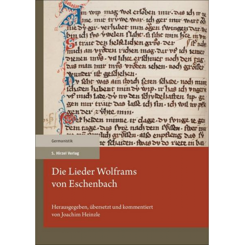 Die Lieder Wolframs von Eschenbach