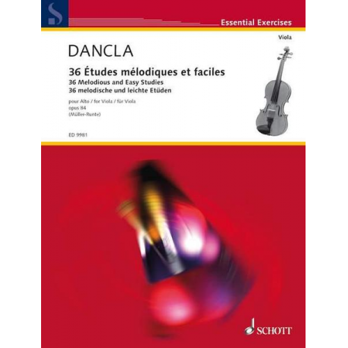 Charles Dancla - 36 melodische und leichte Etüden