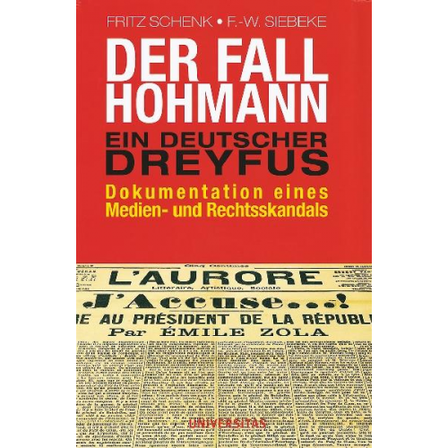 F.-W. Siebecke & Fritz Schenk - Der Fall Hohmann