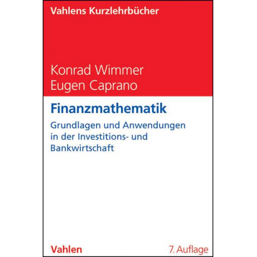 Konrad Wimmer & Eugen Caprano - Finanzmathematik