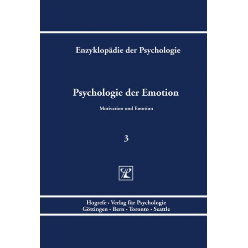 Niels Birbaumer & Dieter Frey & Julius Kuhl & Gerhard Stemmler - Psychologie der Emotion
