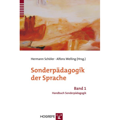 Hermann Schöler & Alfons Welling - Sonderpädagogik der Sprache