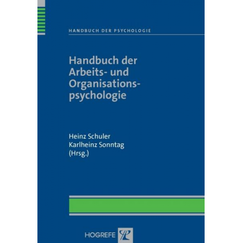 Heinz Schuler & Karlheinz Sonntag - Handbuch der Arbeits- und Organisationspsychologie