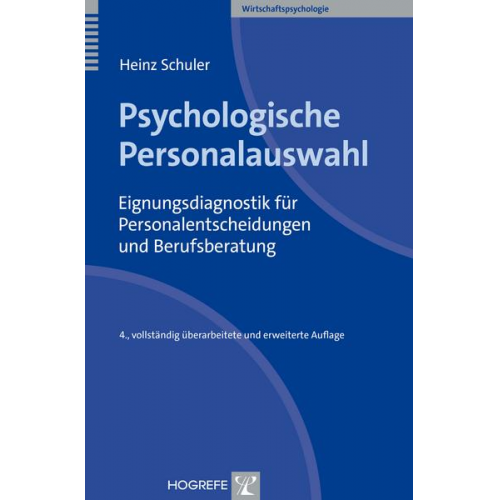 Heinz Schuler - Psychologische Personalauswahl