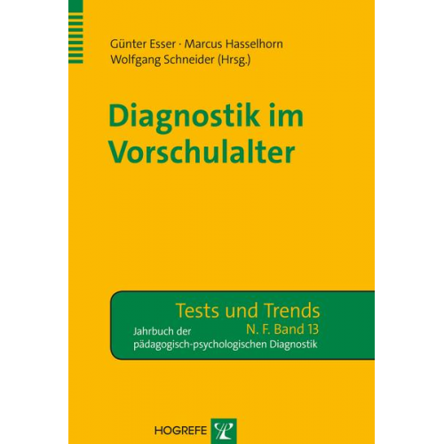 Günter Esser & Marcus Hasselhorn & Wolfgang Schneider - Diagnostik im Vorschulalter