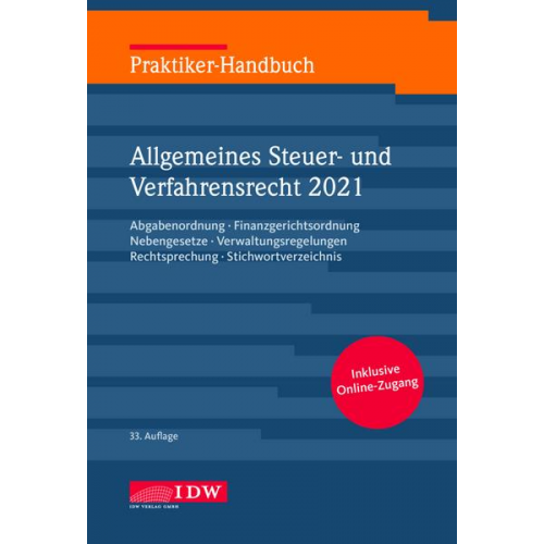 Praktiker-Handbuch Allg. Steuer-und Verfahrensrecht 2021