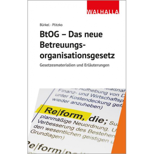 Ina Bürkel & Dennis Plitzko - BtOG - Das neue Betreuungsorganisationsgesetz