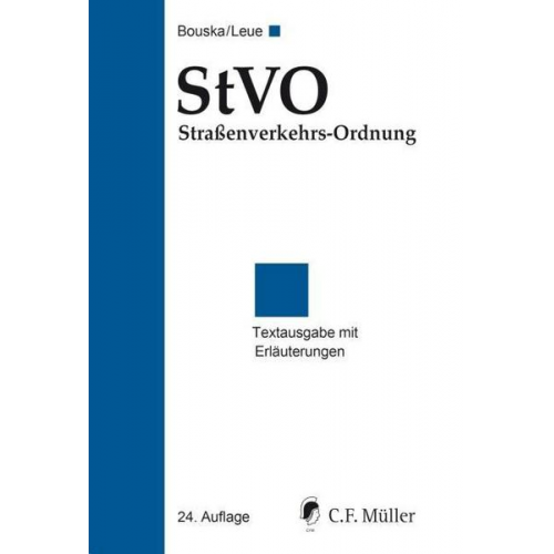 Wolfgang Bouska - StVO Straßenverkehrs-Ordnung