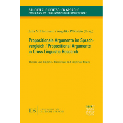 Propositionale Argumente im Sprachvergleich / Propositional Arguments in Cross-Linguistic Research