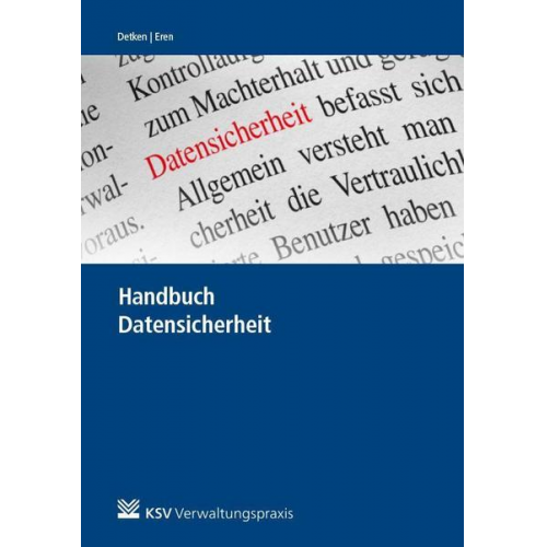 Kai O. Detken & Evren Eren - Handbuch Datensicherheit