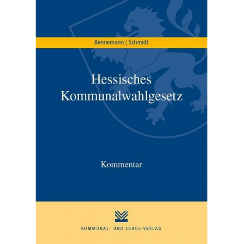 Gerhard Bennemann & Helmut Schmidt - Hessisches Kommunalwahlgesetz