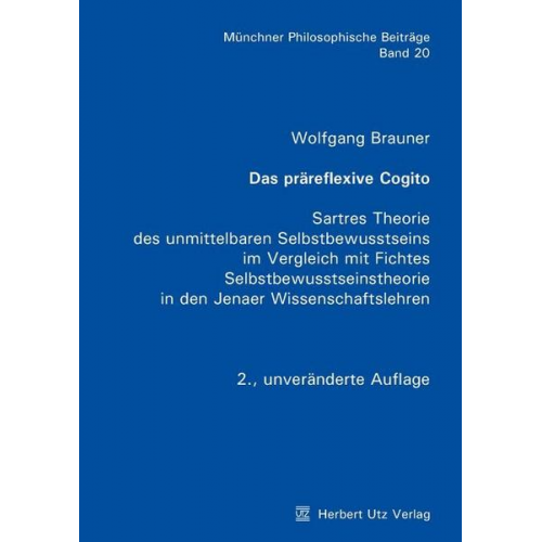 Wolfgang Brauner - Das präreflexive Cogito