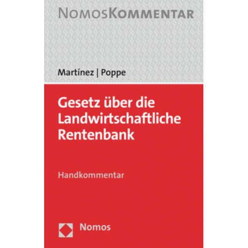 Jose Martinez & Anna-Lena Poppe - Gesetz über die Landwirtschaftliche Rentenbank