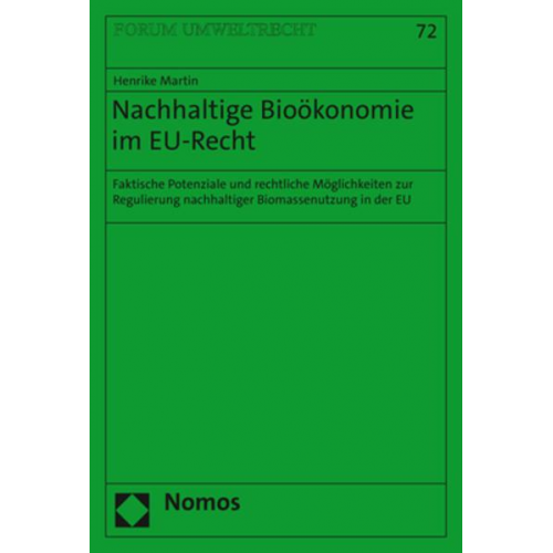 Henrike Martin - Nachhaltige Bioökonomie im EU-Recht