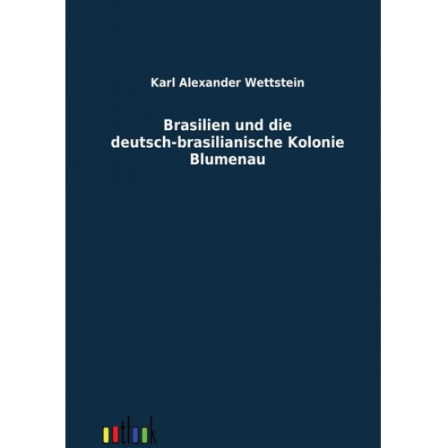 Karl Alexander Wettstein - Brasilien und die deutsch-brasilianische Kolonie Blumenau