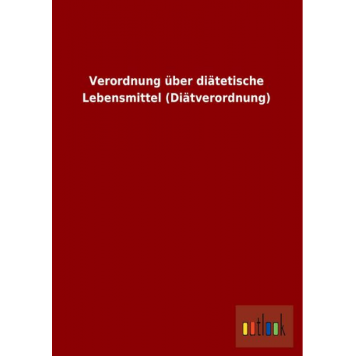 Verordnung über diätetische Lebensmittel (Diätverordnung)