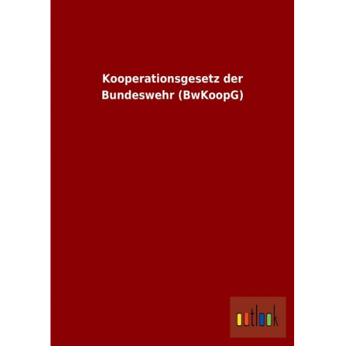 Kooperationsgesetz der Bundeswehr (BwKoopG)