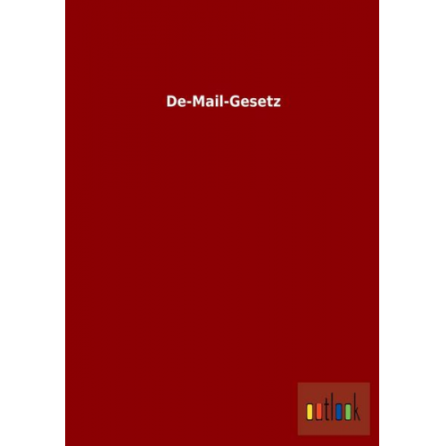 De-Mail-Gesetz