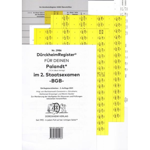 DürckheimRegister® BGB // GRÜNEBERG -2022- 2. Staatsexamen