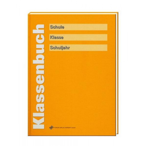 Forum Verlag Herkert GmbH - Klassenbuch sonnengelb