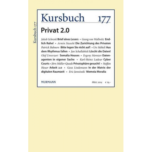 Kursbuch Nr. 177