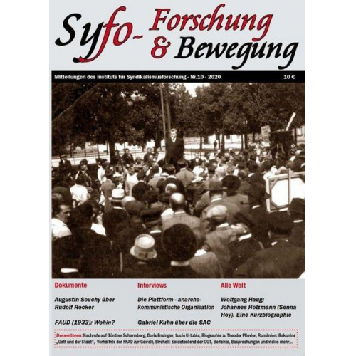 Instituts für Syndikalismusforschung - Syfo – Forschung & Bewegung