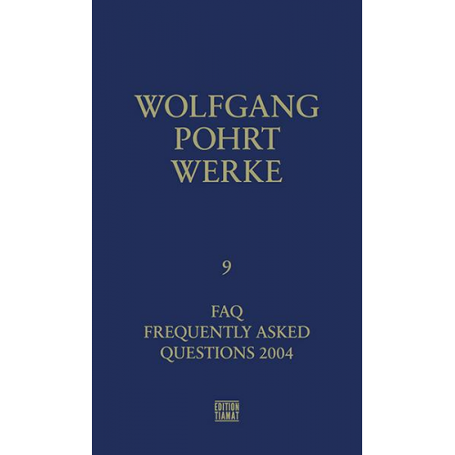 Wolfgang Pohrt - Werke Band 9