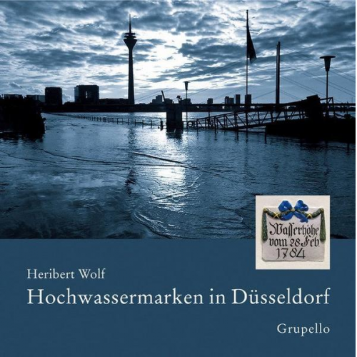 Heribert Wolf - Hochwassermarken in Düsseldorf