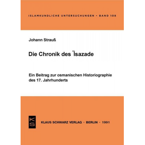 Johann Strauss - Die Chronik des 'Isazade