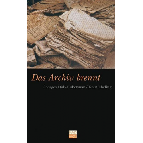 Knut Ebeling & Georges Didi-Huberman - Das Archiv brennt