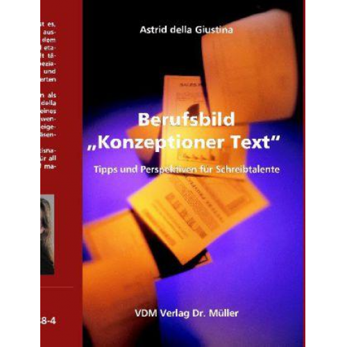 Astrid della Guistina - Berufsbild 'Konzeptioner Text