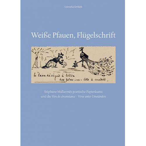 Cornelia Ortlieb - Weiße Pfauen, Flügelschrift