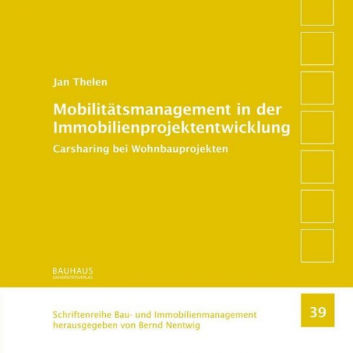 Jan Thelen - Mobilitätsmanagement in der Immobilienprojektentwicklung