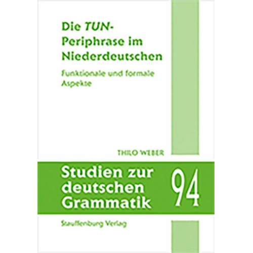 Thilo Weber - Die TUN-Periphrase im Niederdeutschen