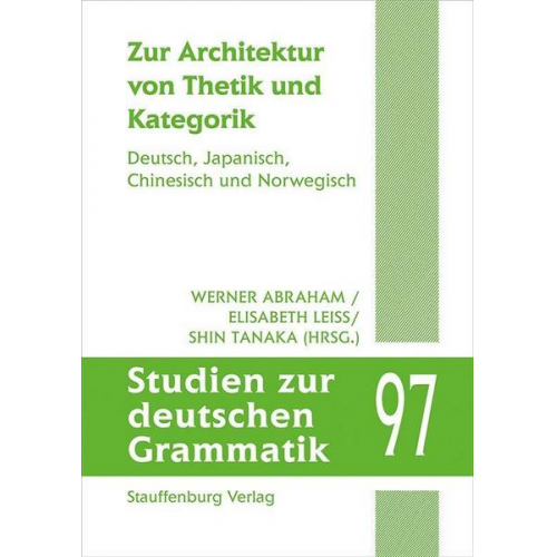 Zur Architektur von Thetik und Grammatik