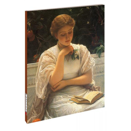 Charles Edward Perugini, Girl Reading (1878)