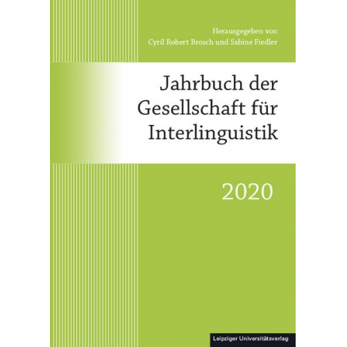 Jahrbuch der Gesellschaft für Interlinguistik 2020