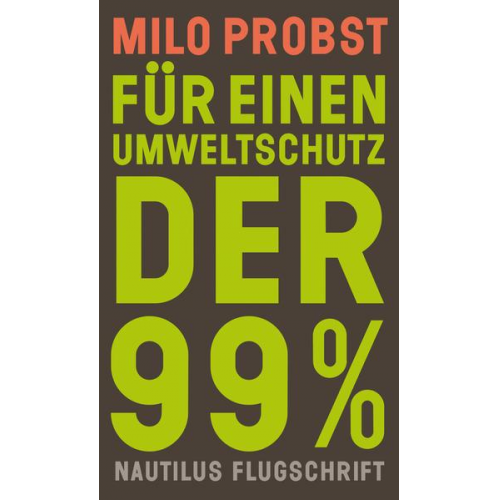 Milo Probst - Für einen Umweltschutz der 99%