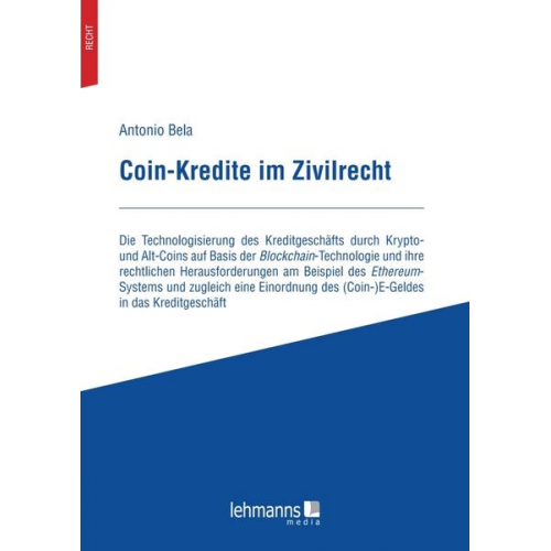 Antonio Bela - Coin-Kredite im Zivilrecht