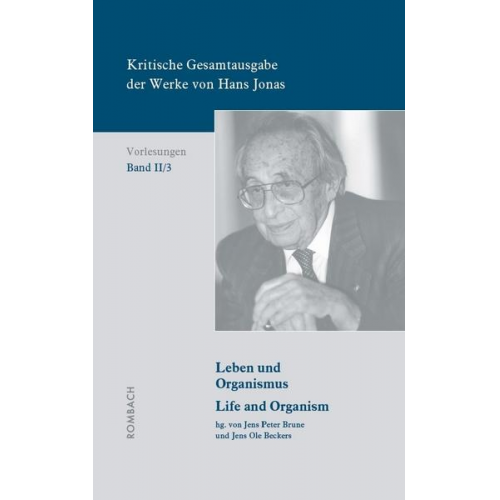 Hans Jonas - Kritische Gesamtausgabe der Werke von Hans Jonas – Vorlesungen, Bd. II/3