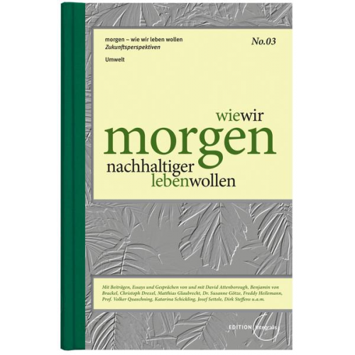 Eckard Christiani - Wie wir morgen nachhaltiger leben wollen