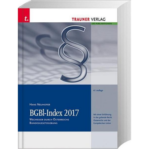 Hans Neuhofer - BGBl-Index 2017