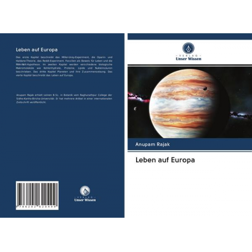 Anupam Rajak - Leben auf Europa