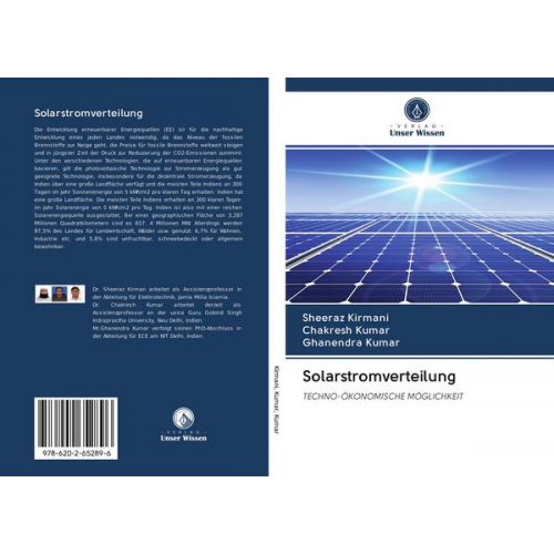 Sheeraz Kirmani & Chakresh Kumar & Ghanendra Kumar - Solarstromverteilung