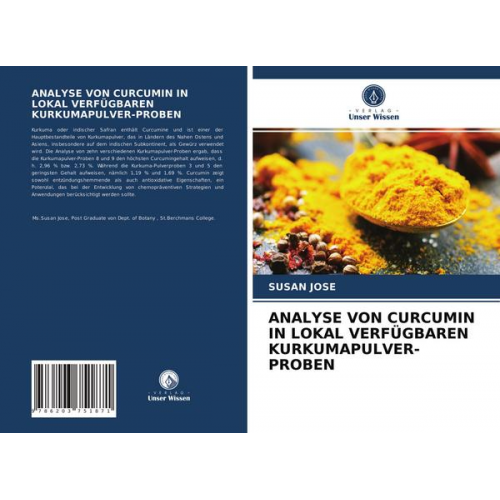 Susan Jose - Analyse von Curcumin in Lokal Verfügbaren Kurkumapulver-Proben